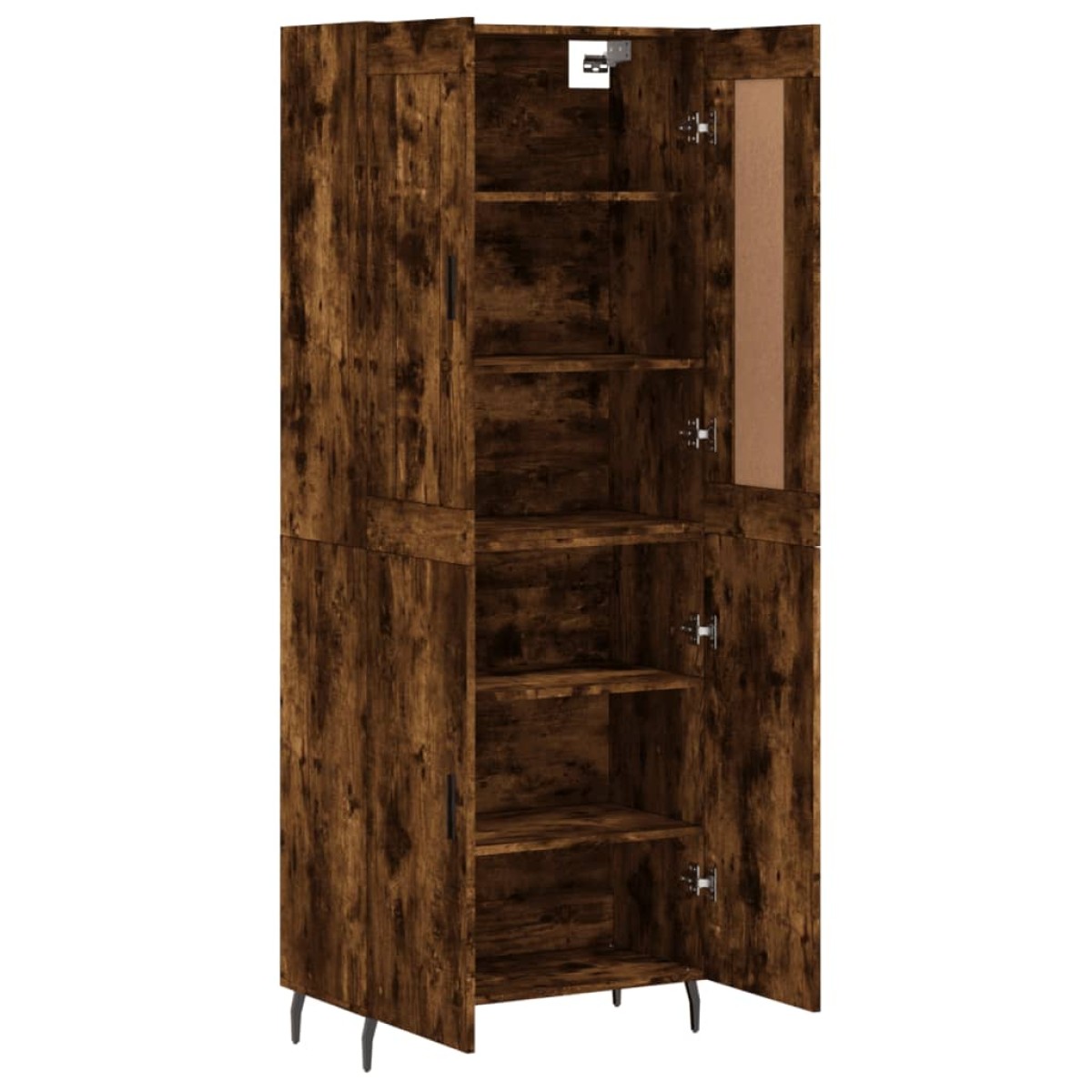 vidaXL Ντουλάπι Καπνιστή Δρυς 69,5x34x180 εκ. από Επεξεργασμένο Ξύλο