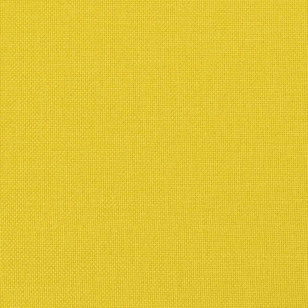 vidaXL Σετ Σαλονιού 2 Τεμαχίων Ανοιχτό Κίτρινο Υφασμάτινο με Μαξιλάρια