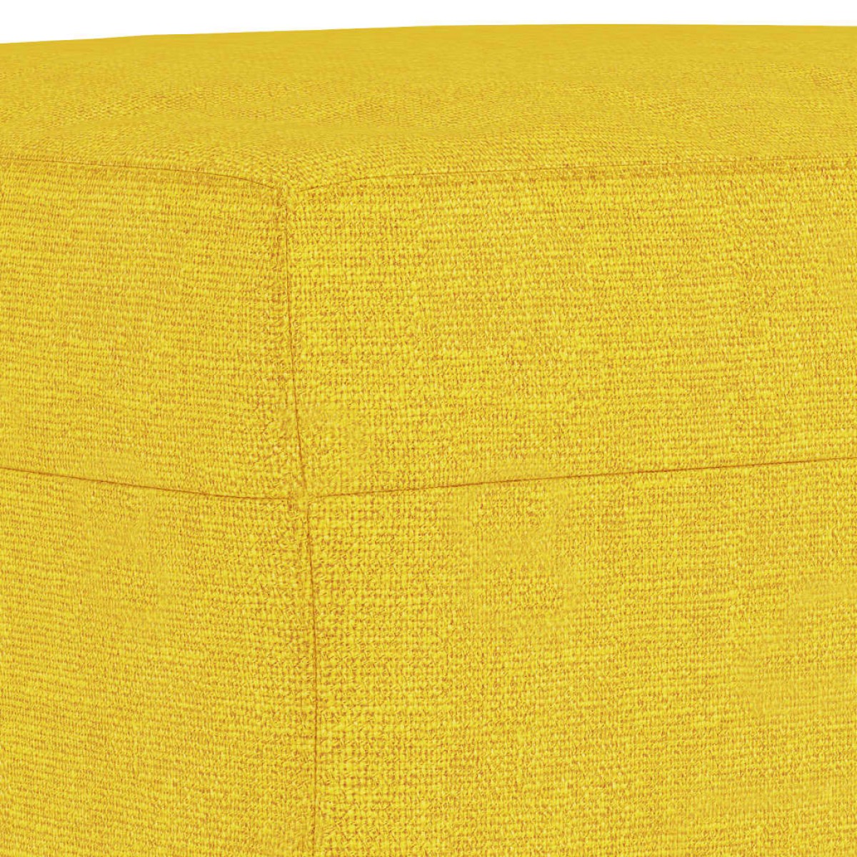 vidaXL Σετ Σαλονιού 3 Τεμαχίων Ανοιχτό Κίτρινο Υφασμάτινο με Μαξιλάρια