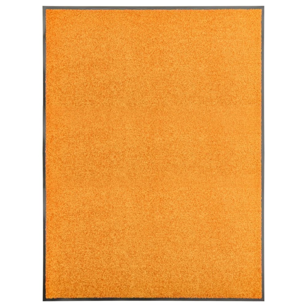 vidaXL Πατάκι Εισόδου Πλενόμενο Πορτοκαλί 90 x 120 εκ.