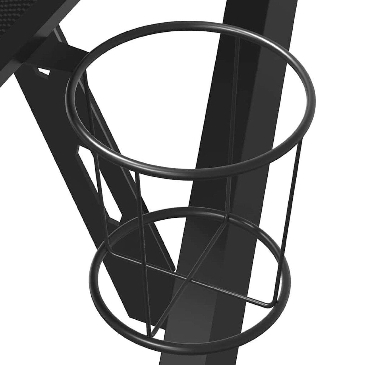 vidaXL Γραφείο Gaming Μαύρο 90 x 60 x 75 εκ. με Πόδια σε Σχήμα Υ