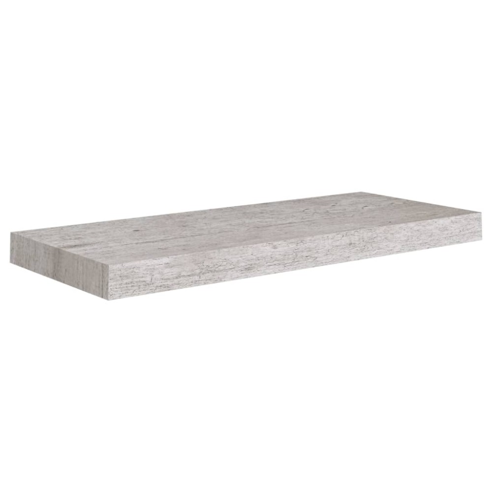vidaXL Ράφι Τοίχου Γκρι Σκυροδέματος 60x23,5x3,8 εκ. από MDF