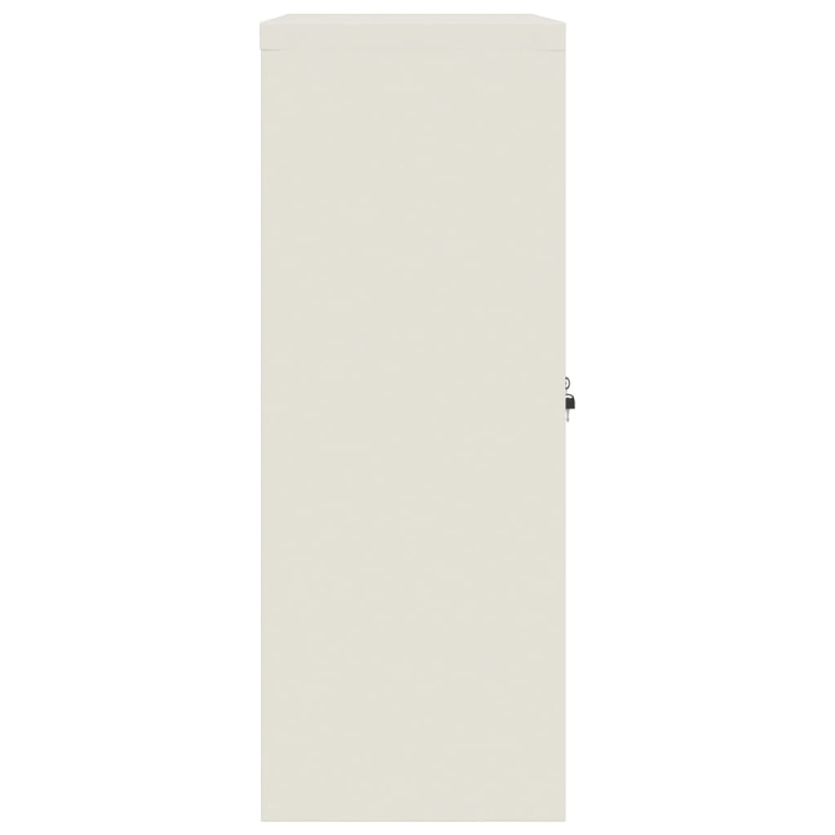 vidaXL Αρχειοθήκη Λευκή 90 x 40 x 105 εκ. από Ατσάλι
