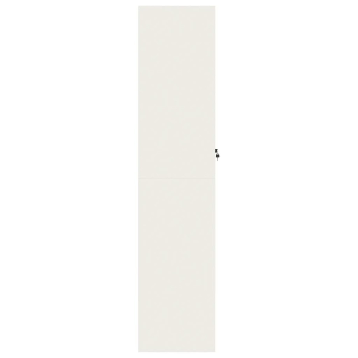 vidaXL Αρχειοθήκη Λευκή 90 x 40 x 180 εκ. Ατσάλινη