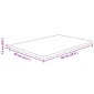 vidaXL Πάγκος Μπάνιου Σκ. Καφέ 60 x 40 x 1,5 εκ. Επεξ. Μασίφ Ξύλο