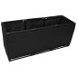 vidaXL Κουτί Αποθήκευσης Μαύρο 105 x 34,5 x 45 εκ. Υφασμάτινο