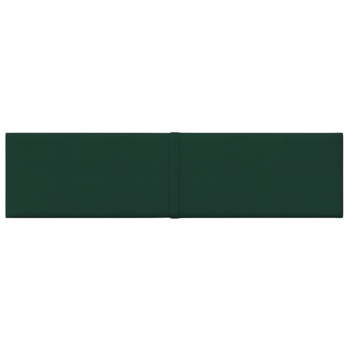 vidaXL Πάνελ Τοίχου 12 τεμ. Σκούρο Πράσινο 60x15εκ. 1,08 μ² Υφασμάτινα