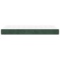 vidaXL Στρώμα με Pocket Springs Σκούρο Πράσινο 90x190x20 εκ Βελούδινο