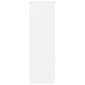 vidaXL Ντουλάπα ALTA Λευκή 90 x 55 x 170 εκ. από Μασίφ Ξύλο Πεύκου