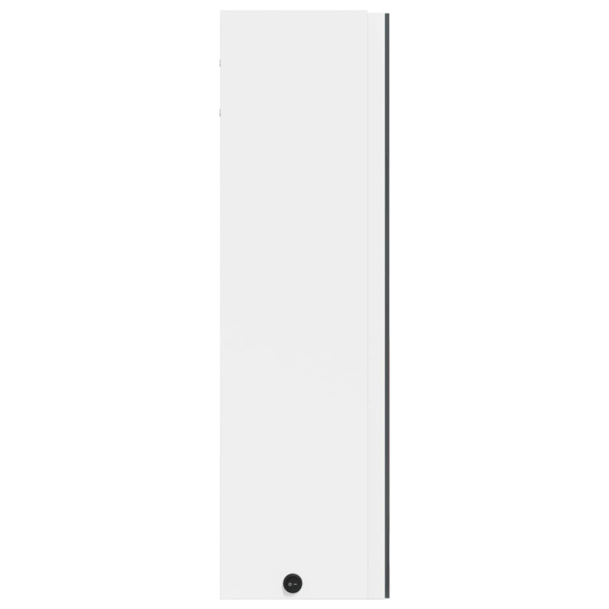 vidaXL Καθρέφτης Μπάνιου με Ντουλάπι & LED Λευκό 60 x 13 x 52 εκ.