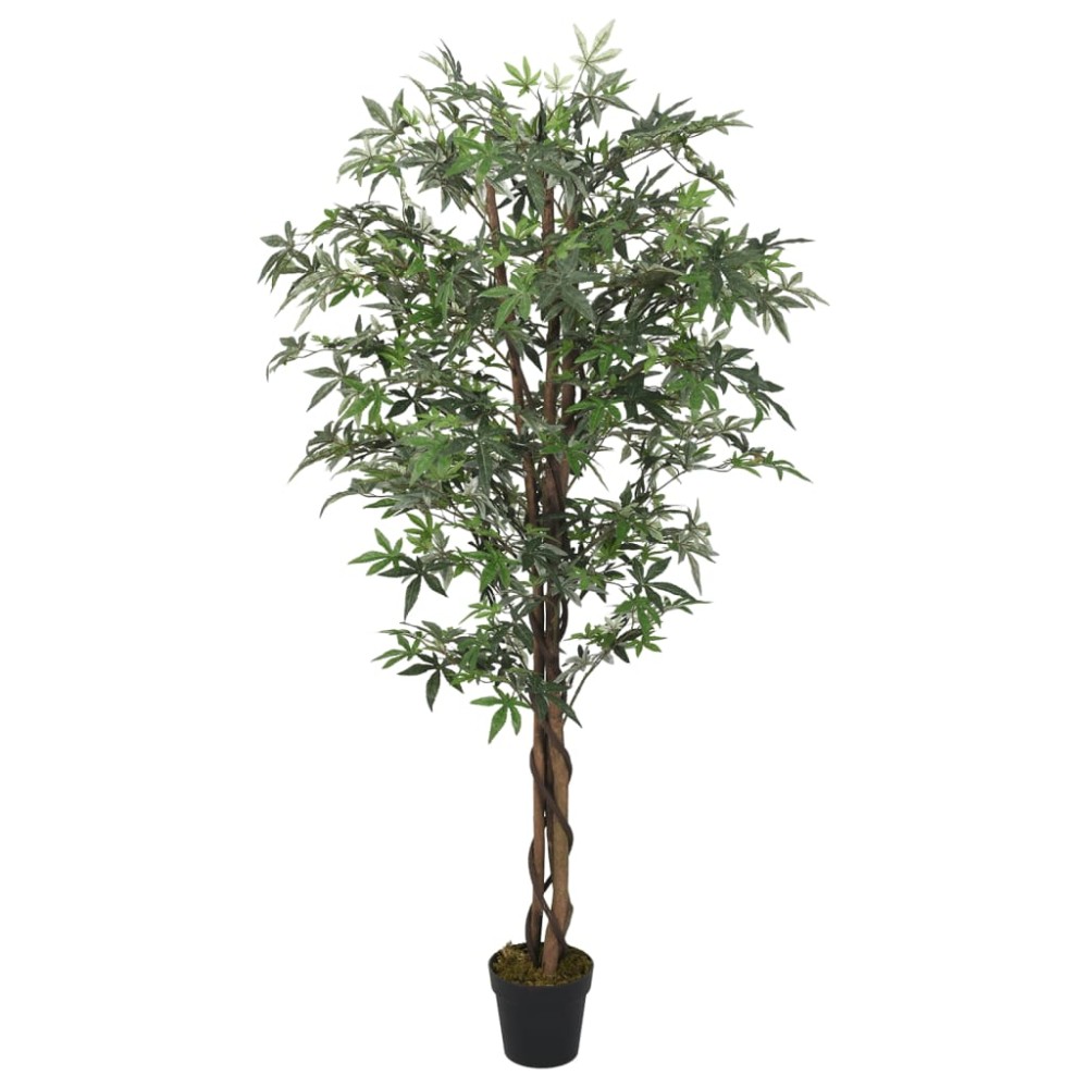 vidaXL Δέντρο Σφενδάμου Τεχνητό 336 Φύλλα Πράσινο 120 εκ.