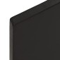 vidaXL Ράφι Τοίχου Σκούρο Γκρι 40x10x2 εκ. Επεξεργ. Μασίφ Ξύλο Δρυός