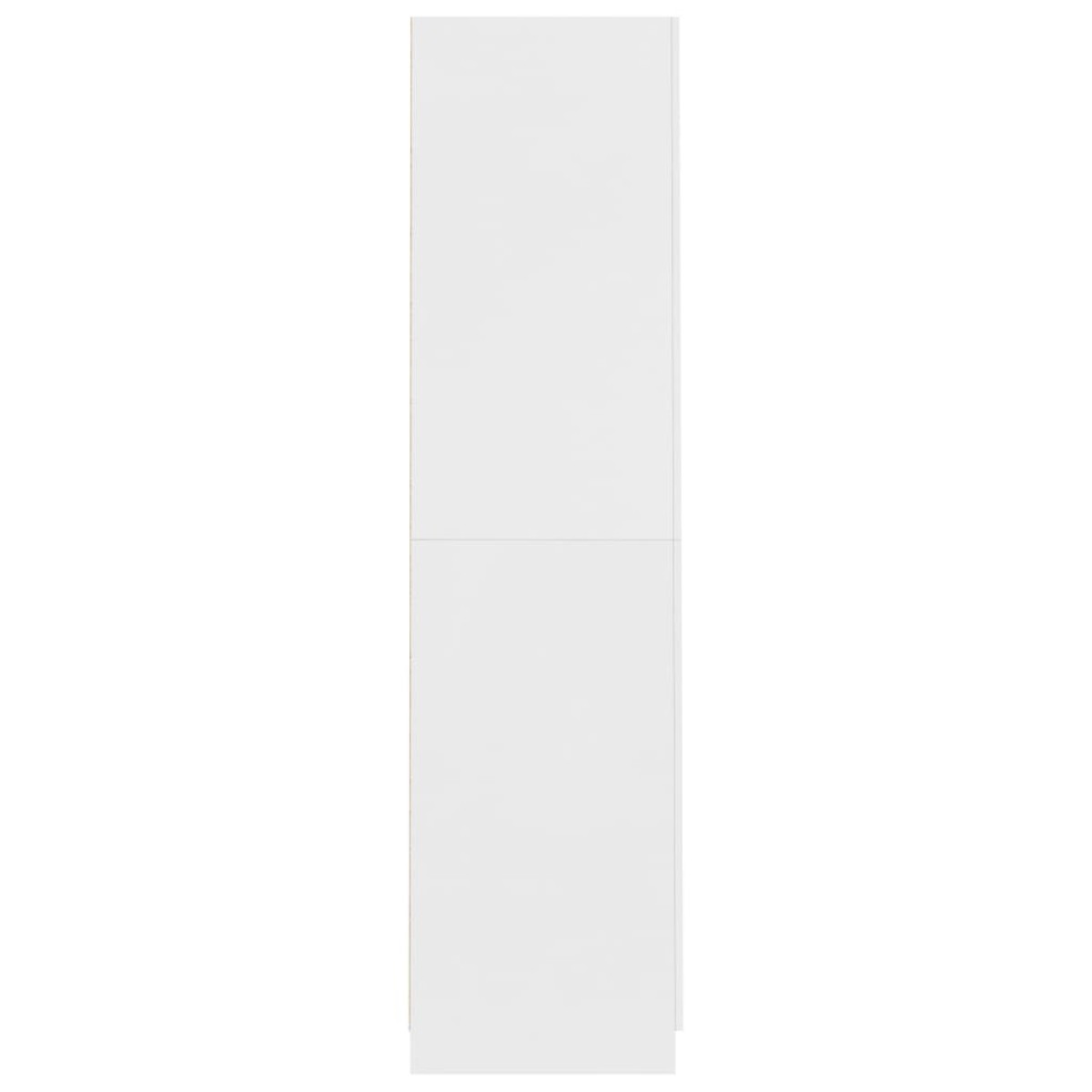 vidaXL Ντουλάπα Λευκή 90 x 52 x 200 εκ. από Μοριοσανίδα