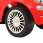 vidaXL Περπατούρα Fiat 500 Κόκκινη