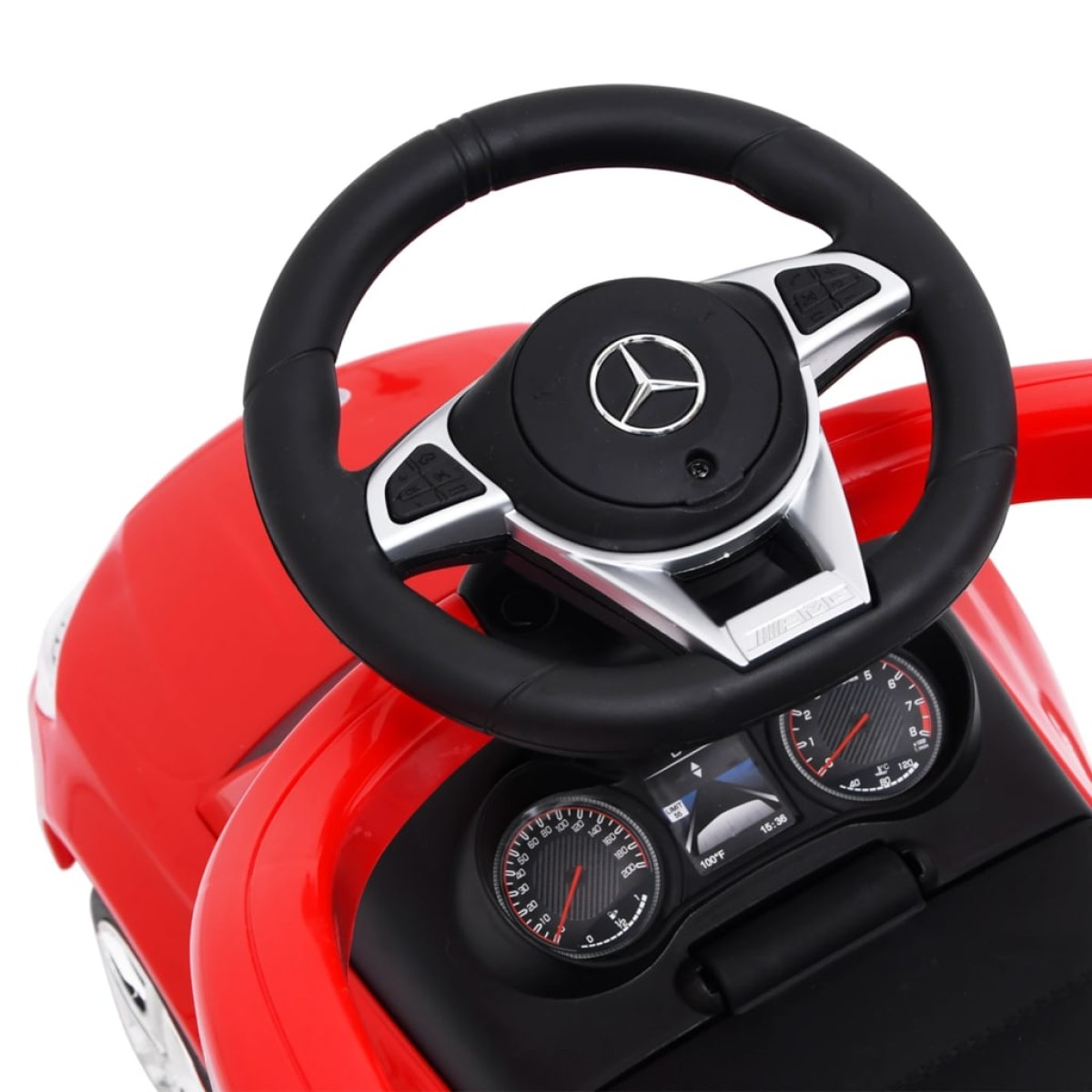 vidaXL Περπατούρα Αυτοκίνητο με Λαβή Mercedes-Benz C63 Κόκκινο