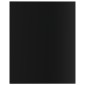 vidaXL Ράφια Βιβλιοθήκης 8 τεμ. Γυαλ. Μαύρο 40x50x1,5 εκ. Μοριοσανίδα