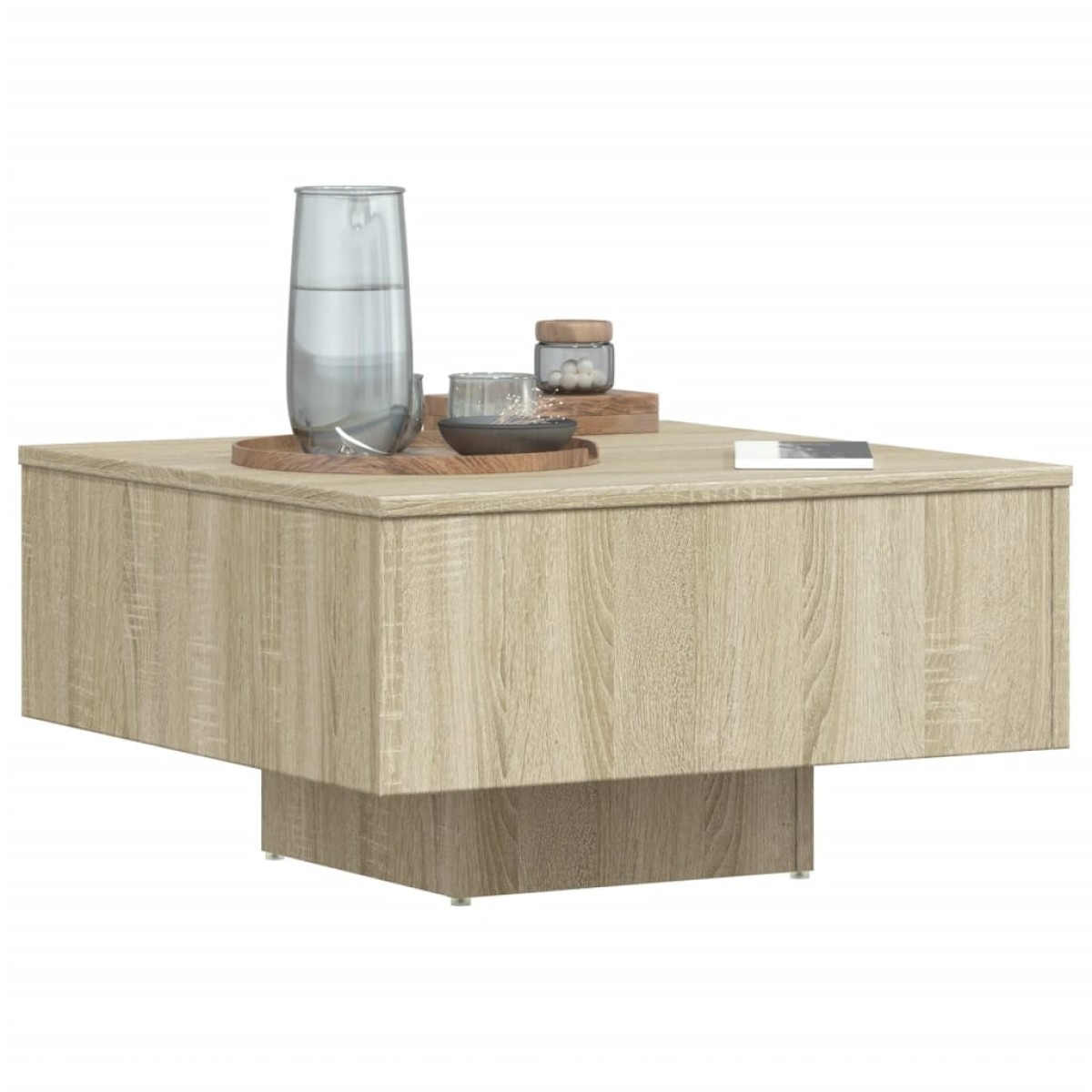 vidaXL Τραπεζάκι Σαλονιού Sonoma Δρυς 60 x 60 x 31,5 εκ. Μοριοσανίδα