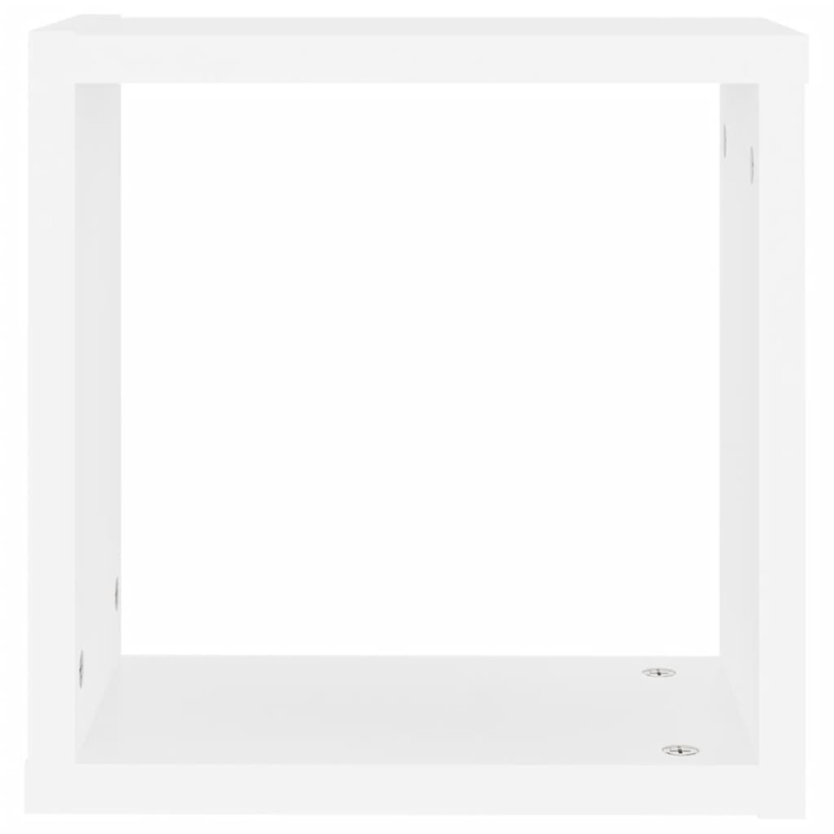 vidaXL Ράφια Κύβοι Τοίχου 2 τεμ. Λευκά 30 x 15 x 30 εκ. από MDF