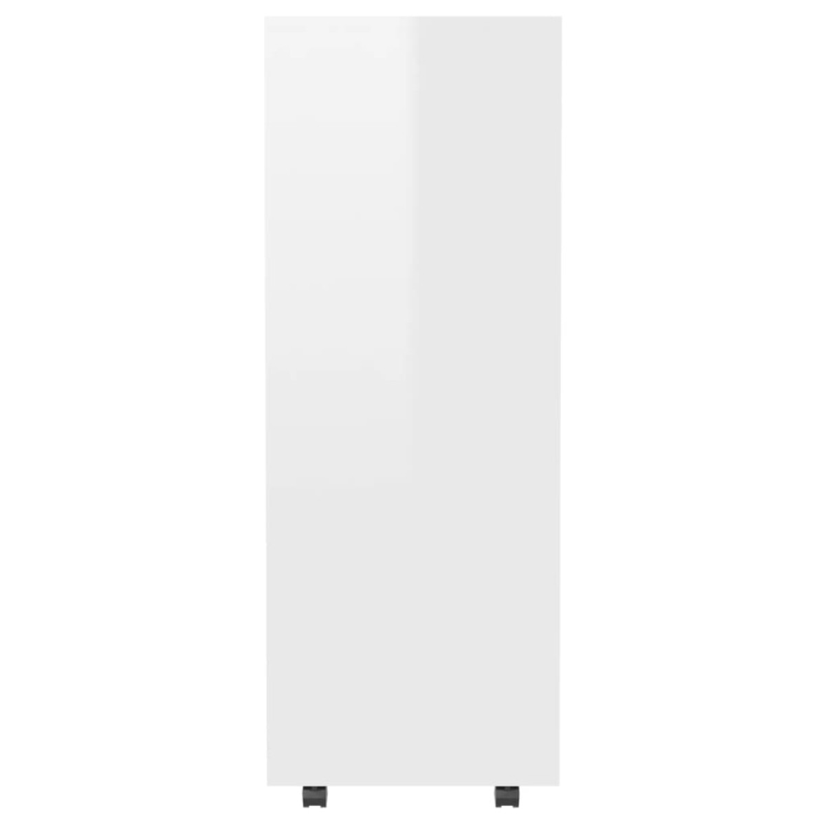 vidaXL Ντουλάπα Γυαλιστερό Λευκό 80 x 40 x 110 εκ. από Μοριοσανίδα