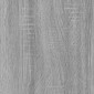 vidaXL Ντουλάπι Καθρέπτης Μπάνιου Γκρι Sonoma 80x20,5x64 εκ Επεξ. Ξύλο
