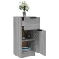 vidaXL Ντουλάπι Γκρι Sonoma 30x30x70 εκ. από Επεξεργασμένο Ξύλο
