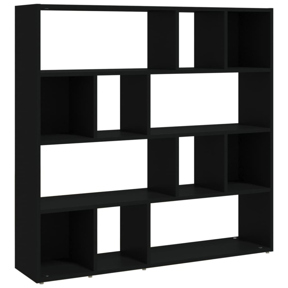 vidaXL Βιβλιοθήκη/Διαχωριστικό Χώρου Μαύρο 105 x 24 x 102 εκ.