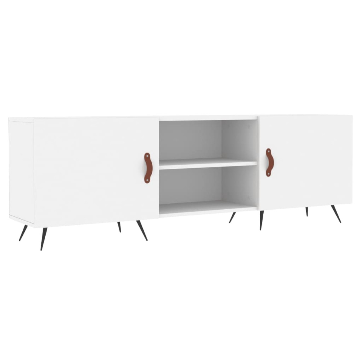 vidaXL Έπιπλο Τηλεόρασης Λευκό 150x30x50 εκ. από Επεξεργασμένο Ξύλο