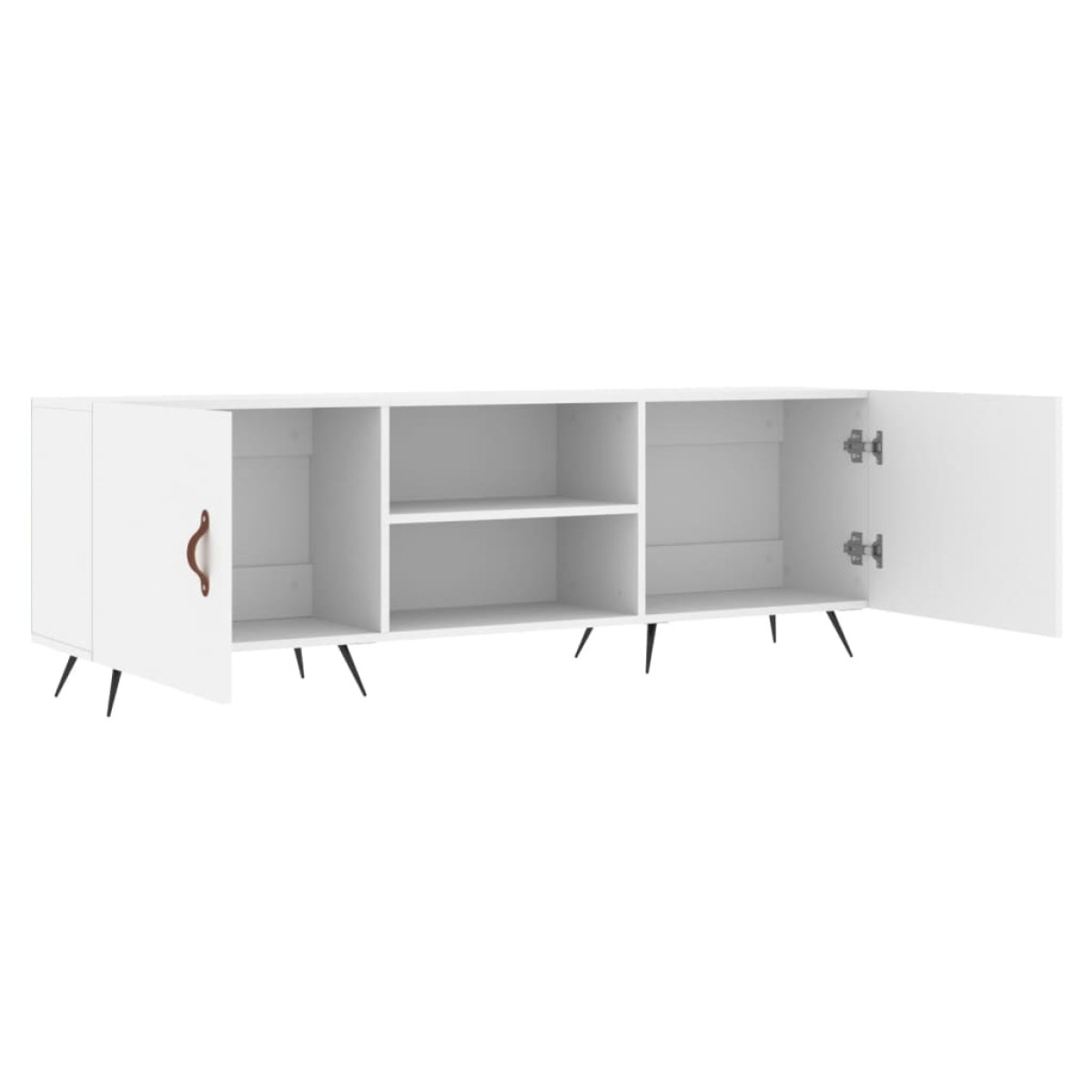 vidaXL Έπιπλο Τηλεόρασης Λευκό 150x30x50 εκ. από Επεξεργασμένο Ξύλο