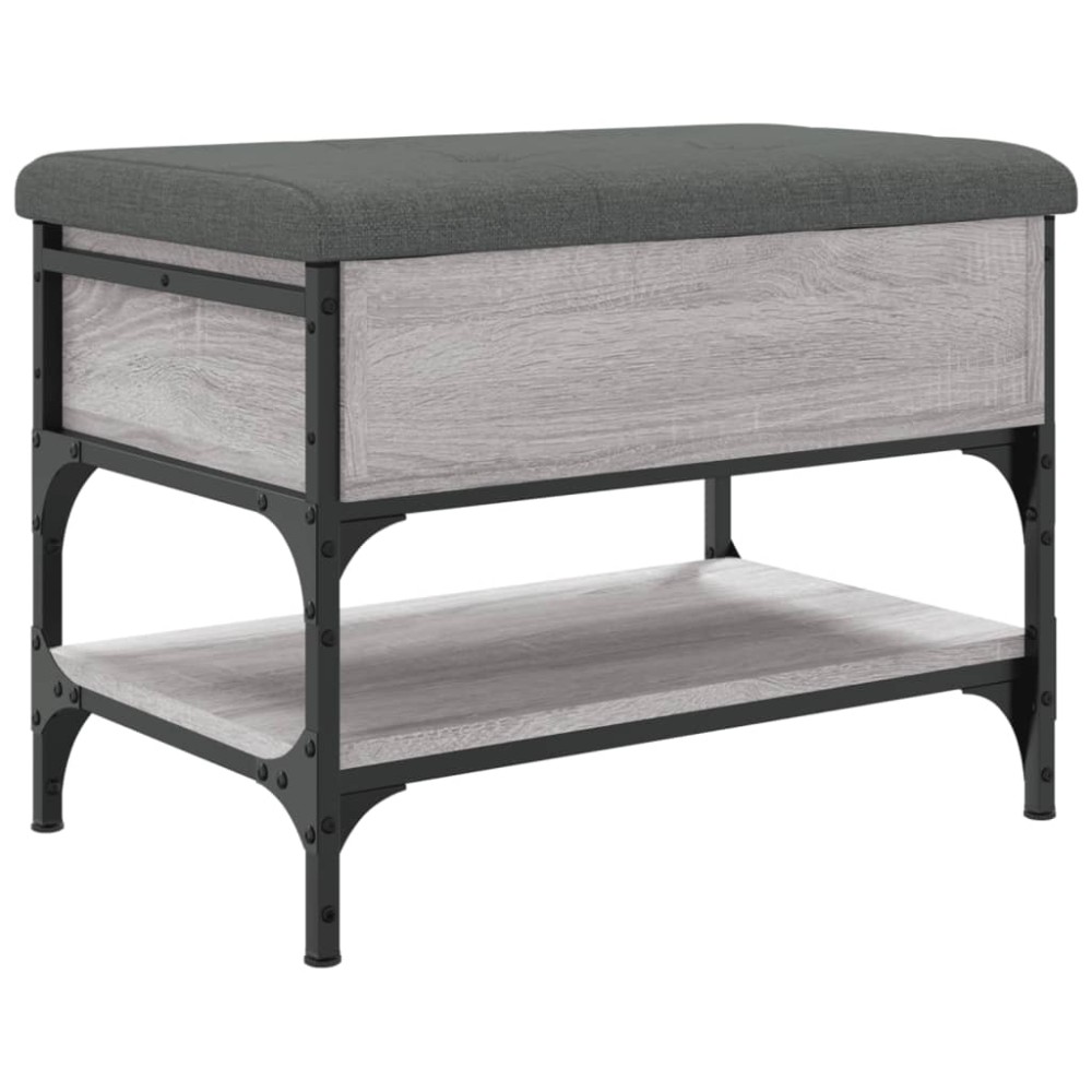 vidaXL Παπουτσοθήκη Γκρι Sonoma 62x42x45 εκ. από Επεξεργασμένο Ξύλο