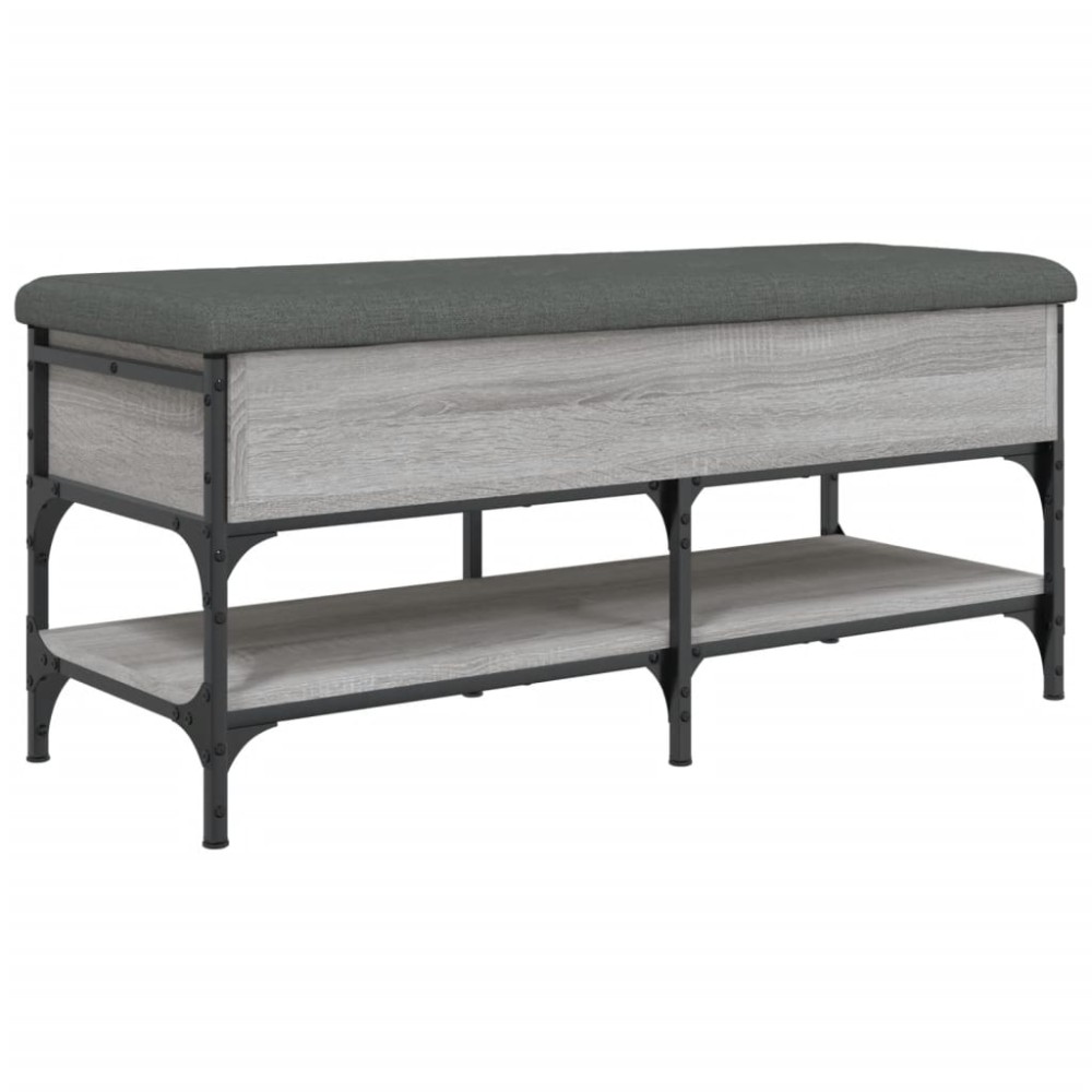 vidaXL Παπουτσοθήκη Γκρι Sonoma 102x42x45 εκ. από Επεξεργασμένο Ξύλο