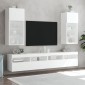vidaXL Έπιπλο Τηλεόρασης με LED Λευκό 40,5x30x90 εκ.
