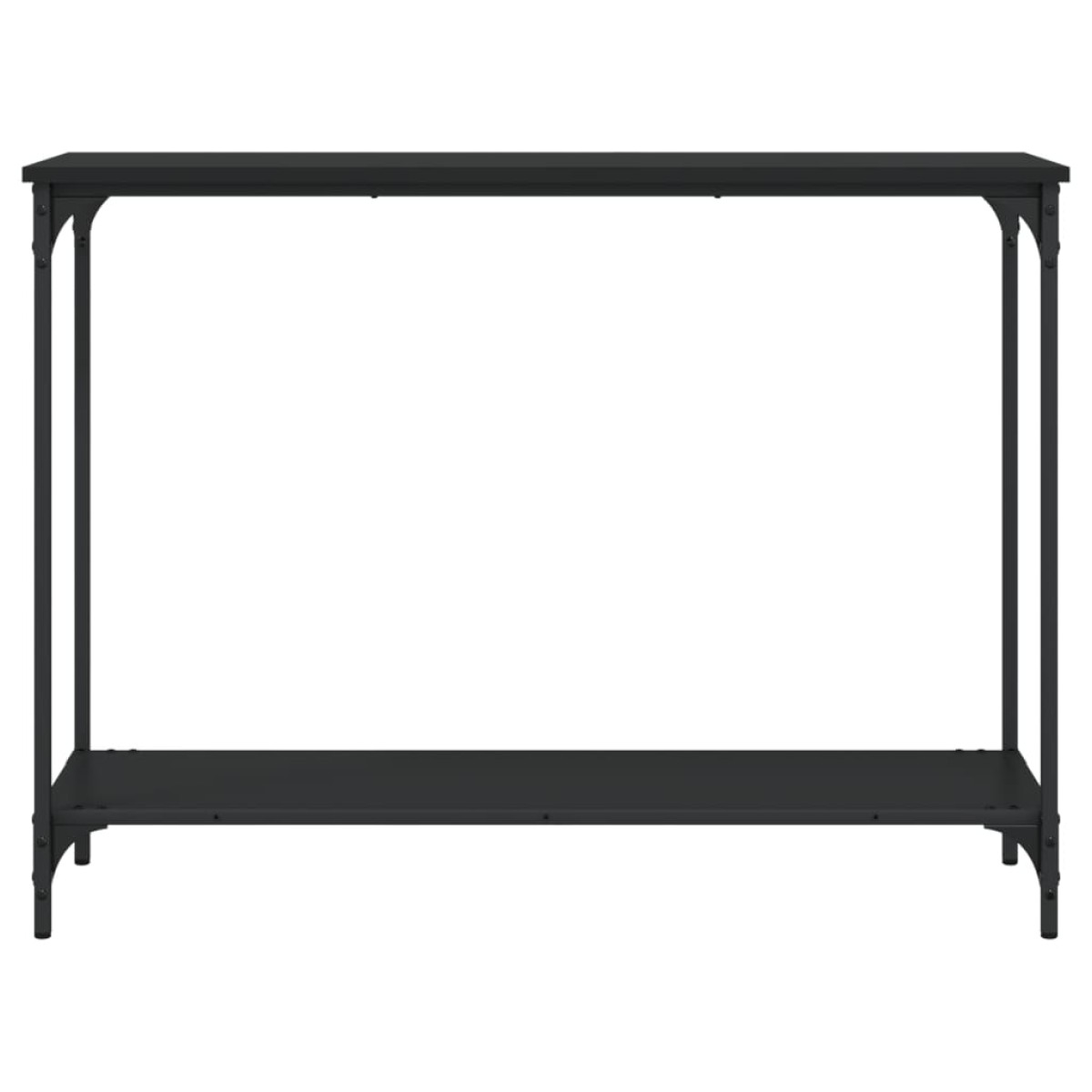 vidaXL Τραπέζι Κονσόλα Μαύρο 101 x 30,5 x 75 εκ. από Επεξεργ. Ξύλο