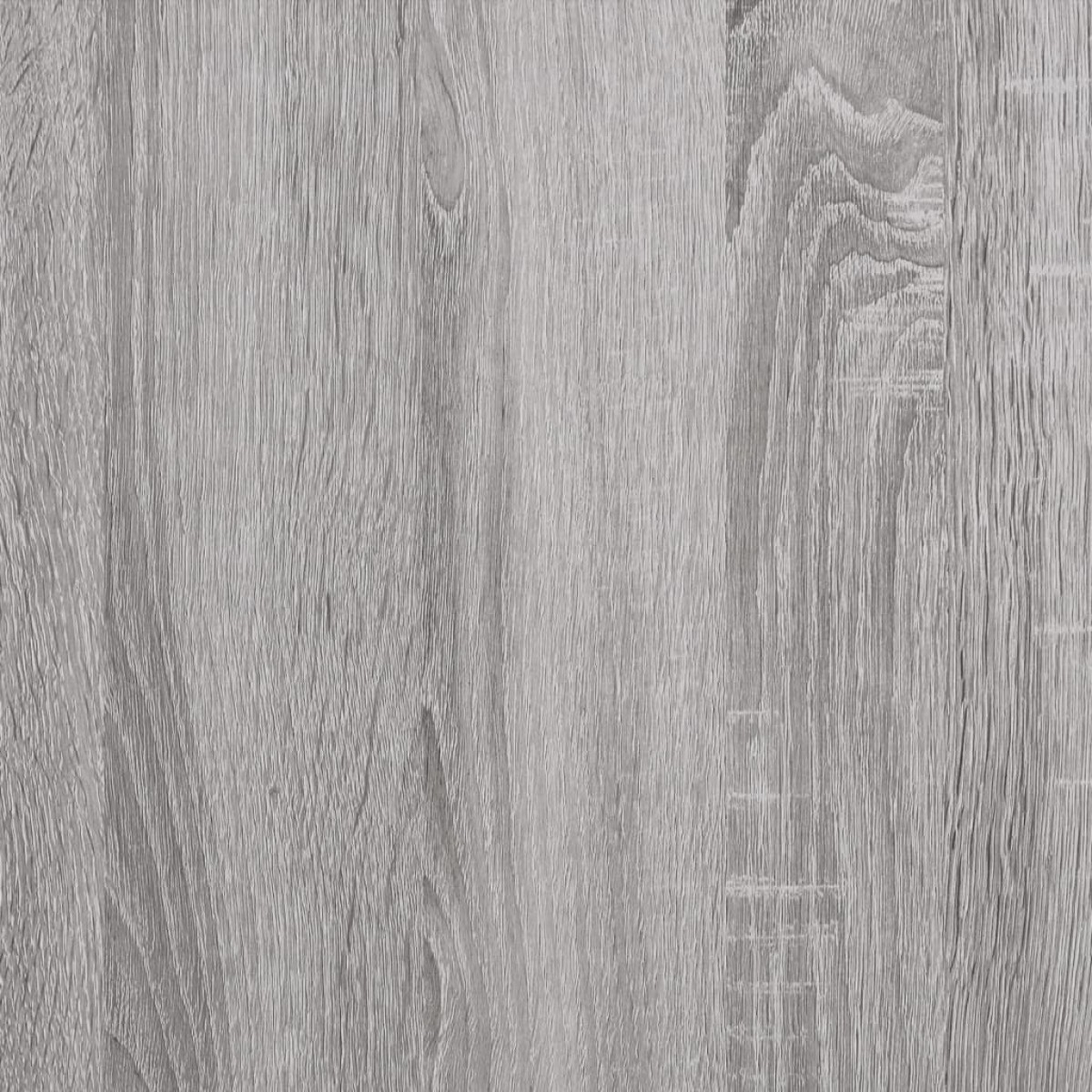 vidaXL Τραπεζαρία Γκρι Sonoma 120 x 60 x 76 εκ. από Επεξεργασμένο Ξύλο