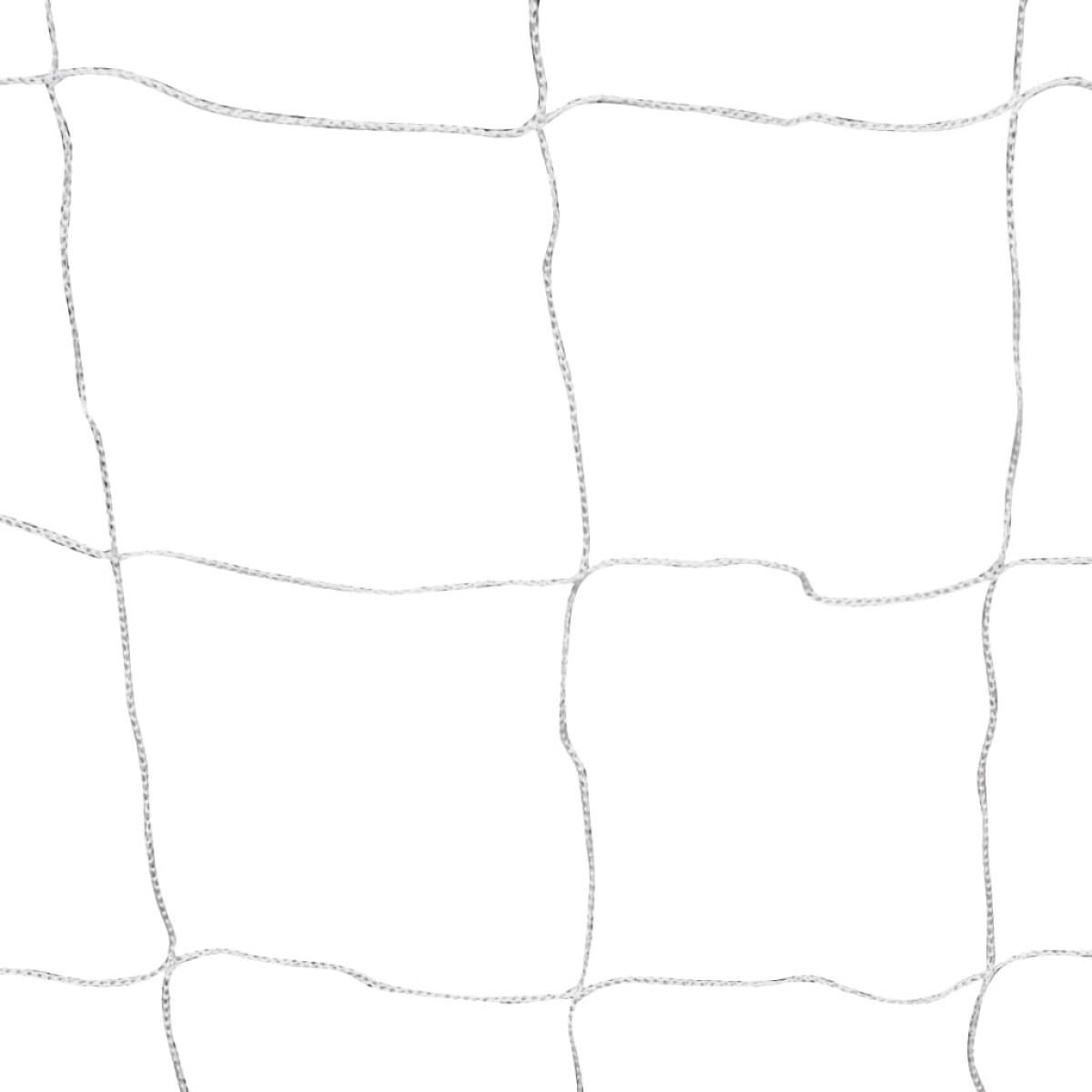 vidaXL Τέρμα Ποδοσφαίρου Λευκό 182 x 61 x 122 εκ. Ατσάλινο + Δίχτυ