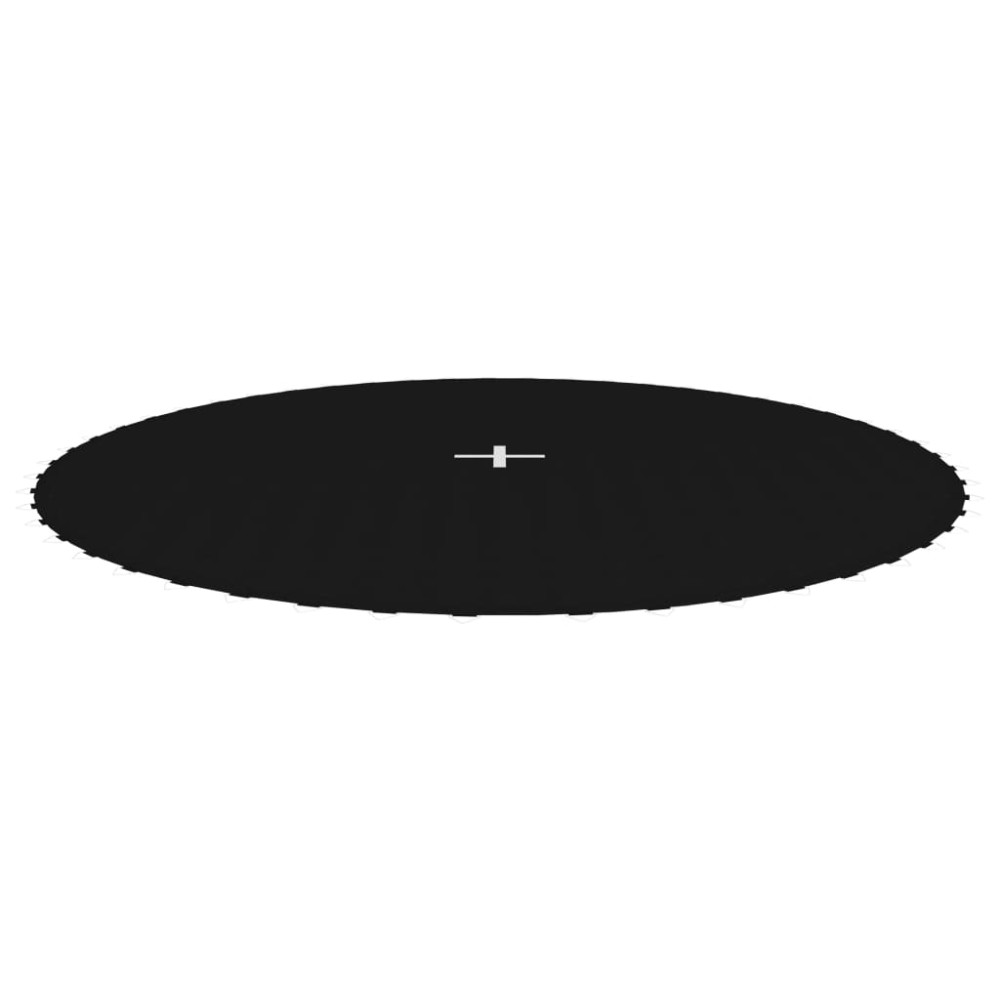 vidaXL Σεντόνι Αναπήδησης Μαύρο για Στρογγυλό Τραμπολίνο 3,05 μ.