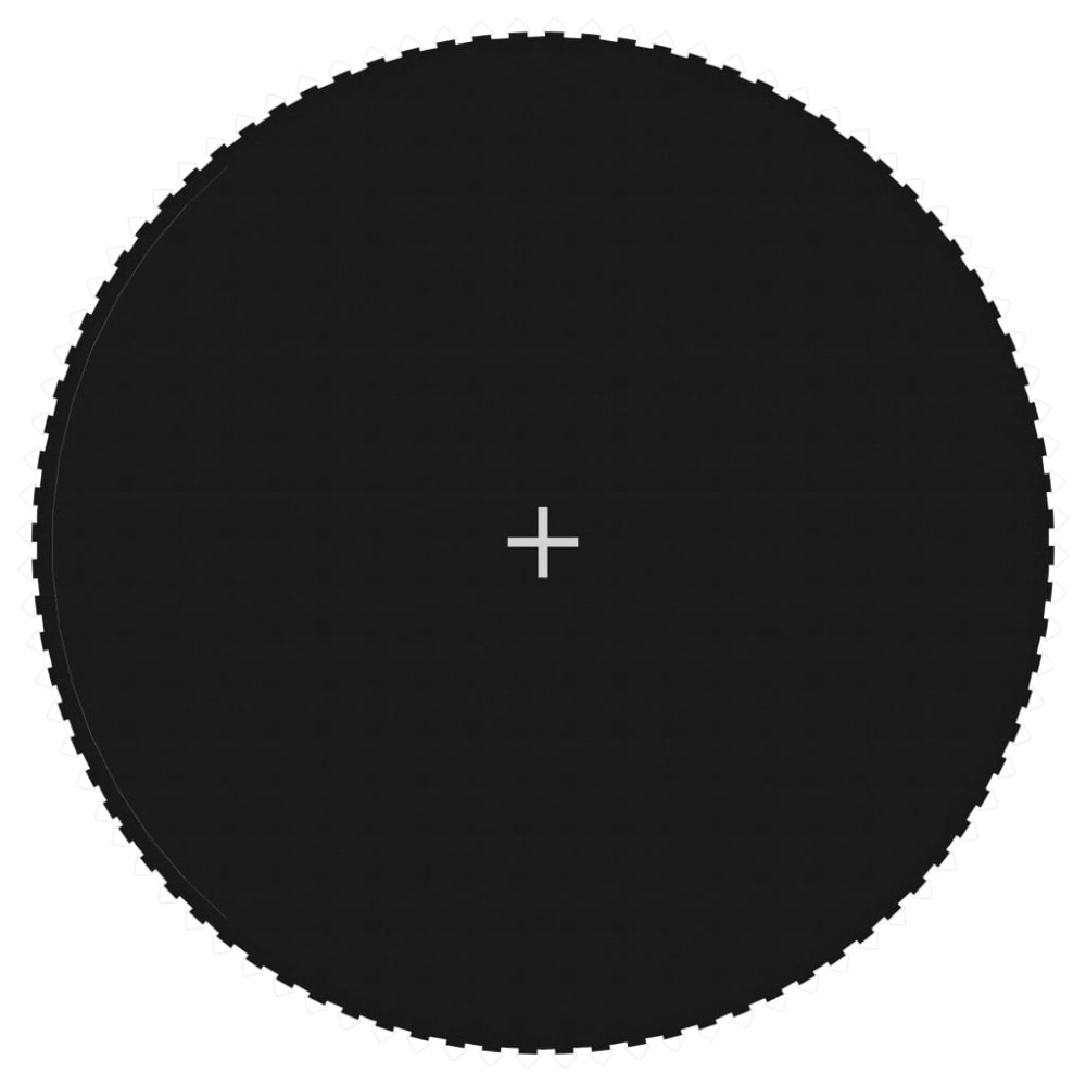 vidaXL Σεντόνι Αναπήδησης Μαύρο για Στρογγυλό Τραμπολίνο 4,57 μ.