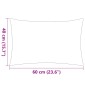vidaXL Μαξιλάρια Εξωτερικού Χώρου 4 τεμ. Γκρι 60 x 40 εκ.