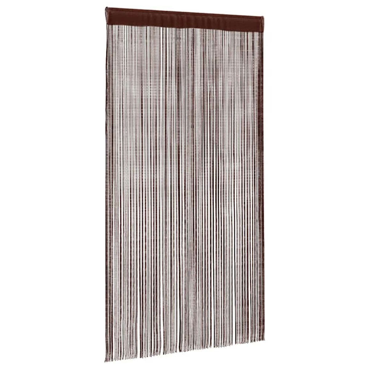 vidaXL Κουρτίνες με Κρόσσια 2 τεμ. Καφέ 140 x 250 εκ.