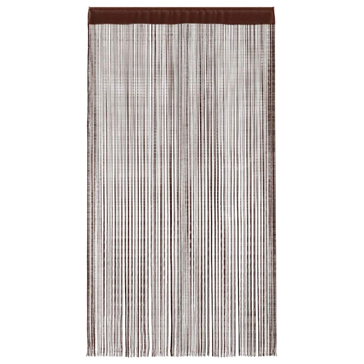 vidaXL Κουρτίνες με Κρόσσια 2 τεμ. Καφέ 140 x 250 εκ.