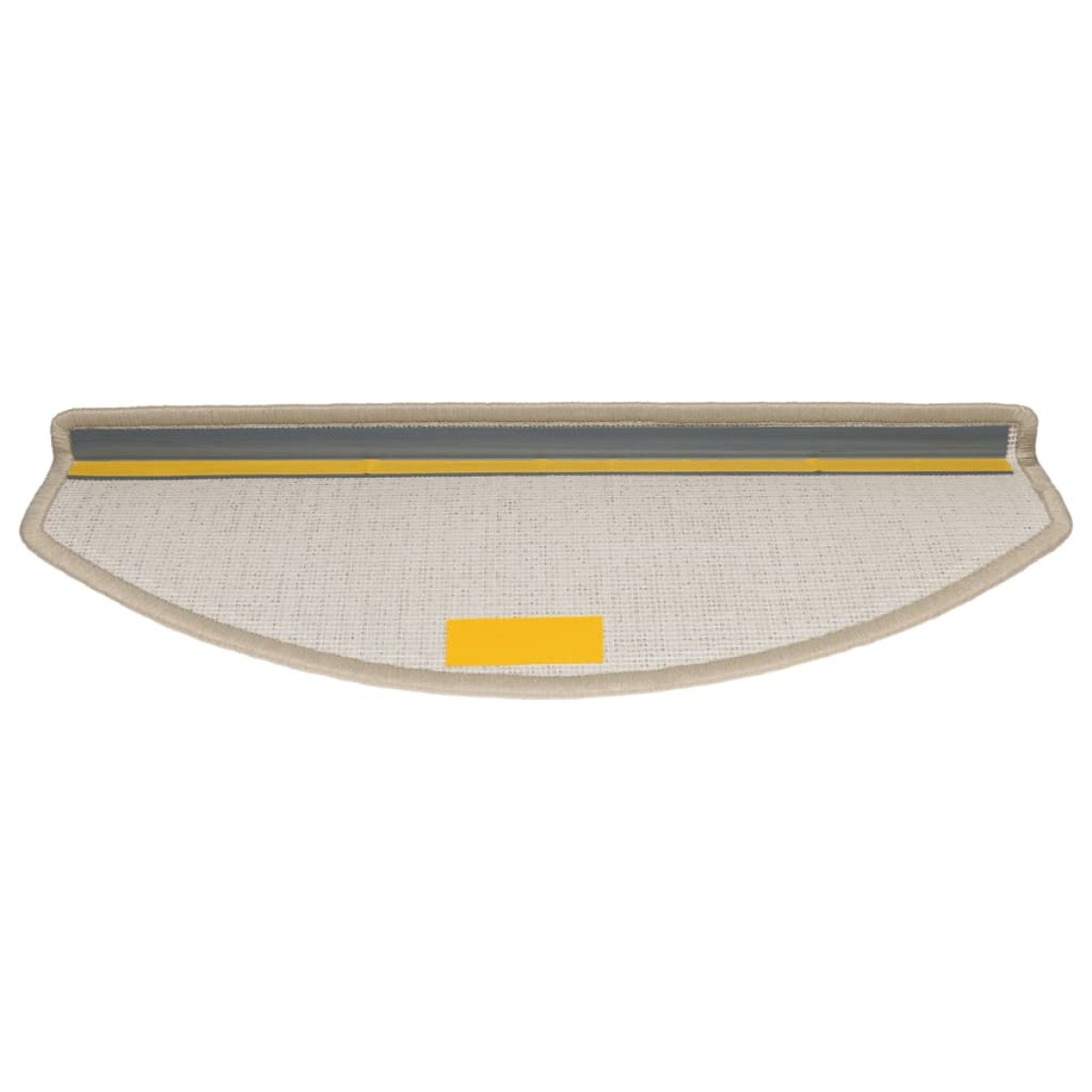 vidaXL Πατάκια Σκάλας 15 τεμ. Χρώμα Taupe 65 x 24 x 4 εκ.