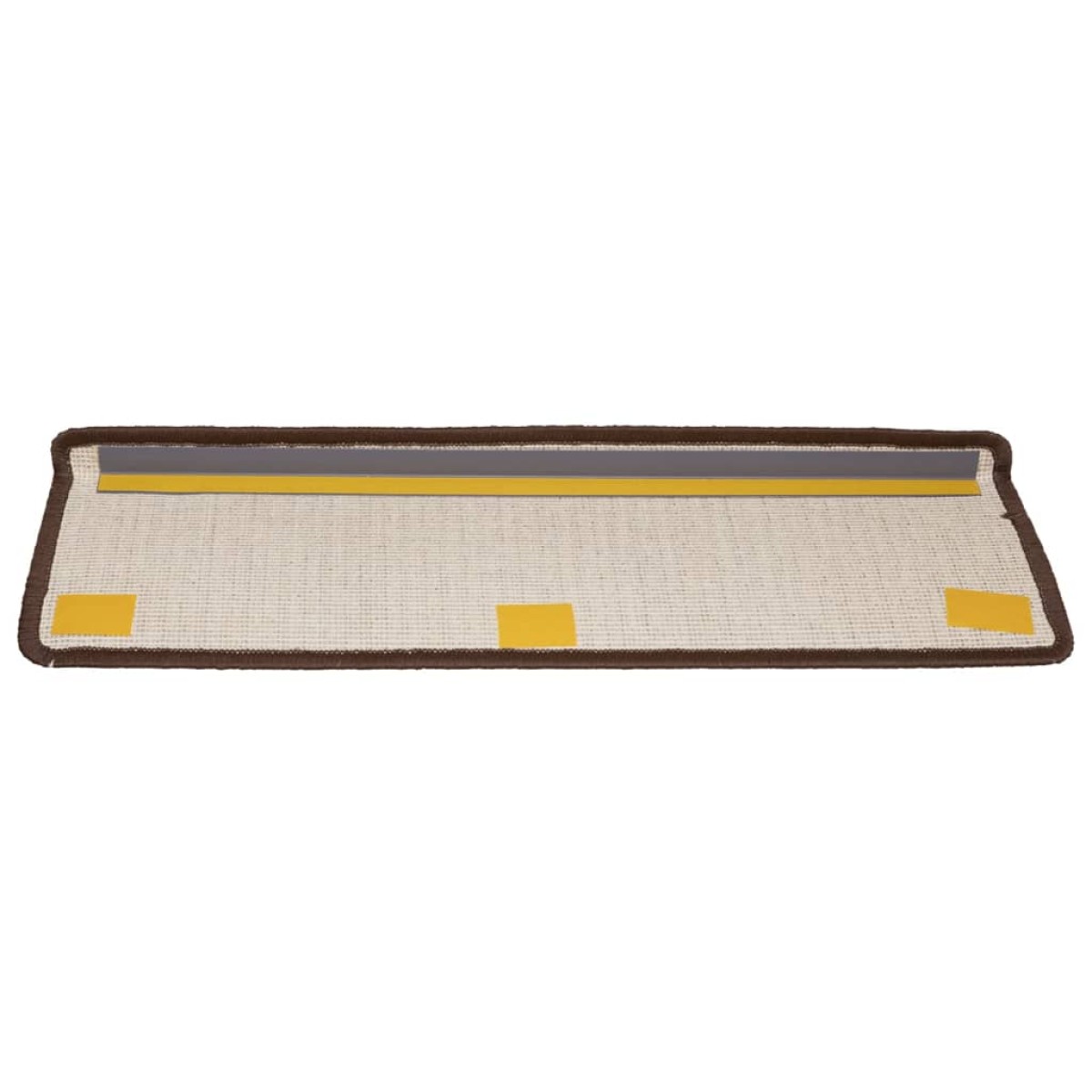 vidaXL Πατάκια Σκάλας Μοκέτα 15 τεμ. Καφέ 65x21x4 εκ.