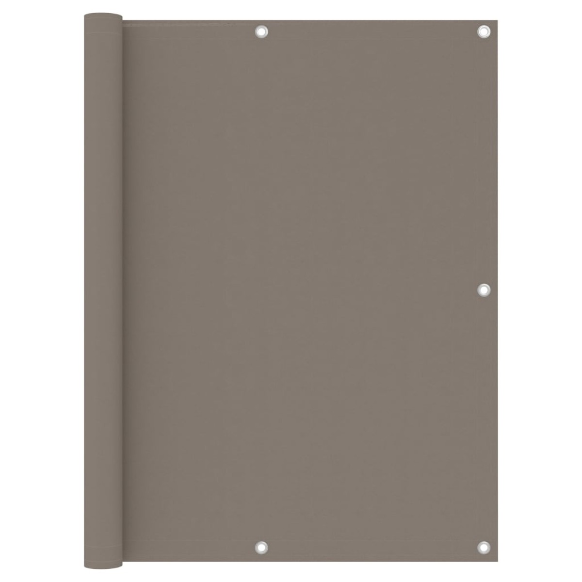 vidaXL Διαχωριστικό Βεράντας Taupe 120 x 600 εκ. Ύφασμα Oxford