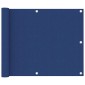 vidaXL Διαχωριστικό Βεράντας Μπλε 75 x 400 εκ. Ύφασμα Oxford