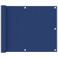 vidaXL Διαχωριστικό Βεράντας Μπλε 75 x 600 εκ. Ύφασμα Oxford