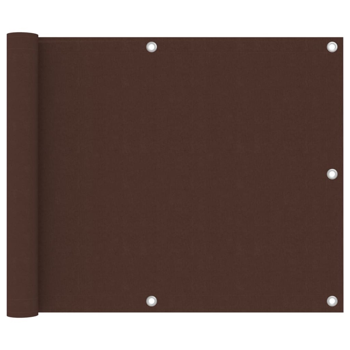 vidaXL Διαχωριστικό Βεράντας Καφέ 75 x 600 εκ. Ύφασμα Oxford