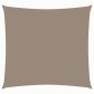 vidaXL Πανί Σκίασης Τετράγωνο Taupe 4 x 4 μ. από Ύφασμα Oxford