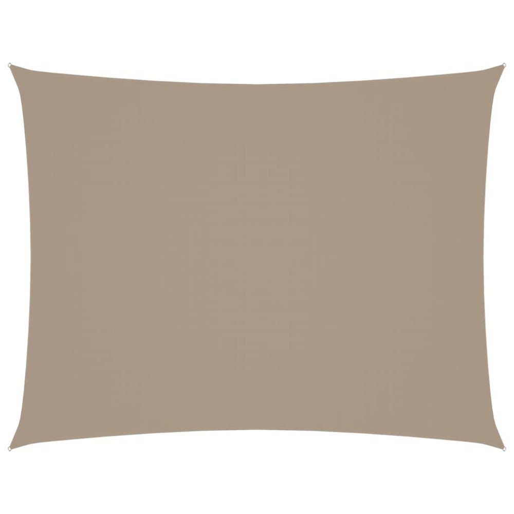 vidaXL Πανί Σκίασης Ορθογώνιο Taupe 2 x 3,5 μ. από Ύφασμα Oxford