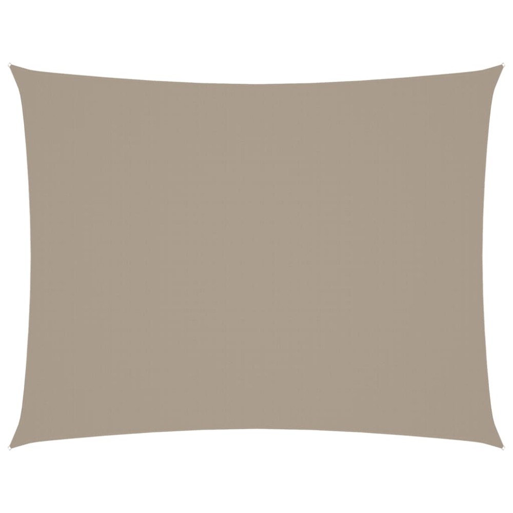vidaXL Πανί Σκίασης Ορθογώνιο Taupe 3 x 4,5 μ. από Ύφασμα Oxford