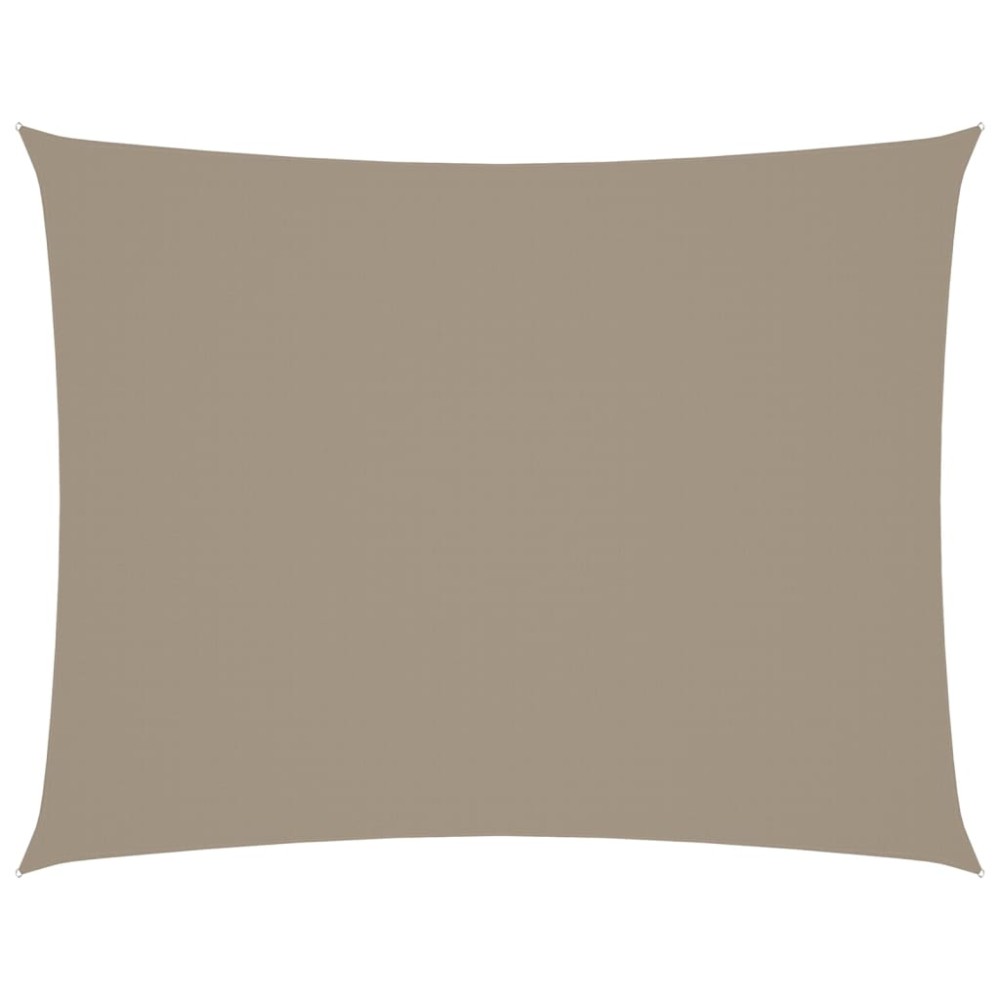 vidaXL Πανί Σκίασης Ορθογώνιο Taupe 4 x 5 μ. από Ύφασμα Oxford