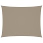 vidaXL Πανί Σκίασης Ορθογώνιο Taupe 4 x 5 μ. από Ύφασμα Oxford